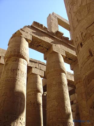 kolonner i Karnaktemplet