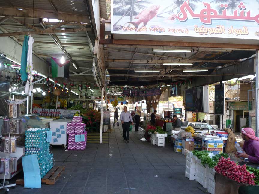 Mat- och grönsaksmarknad