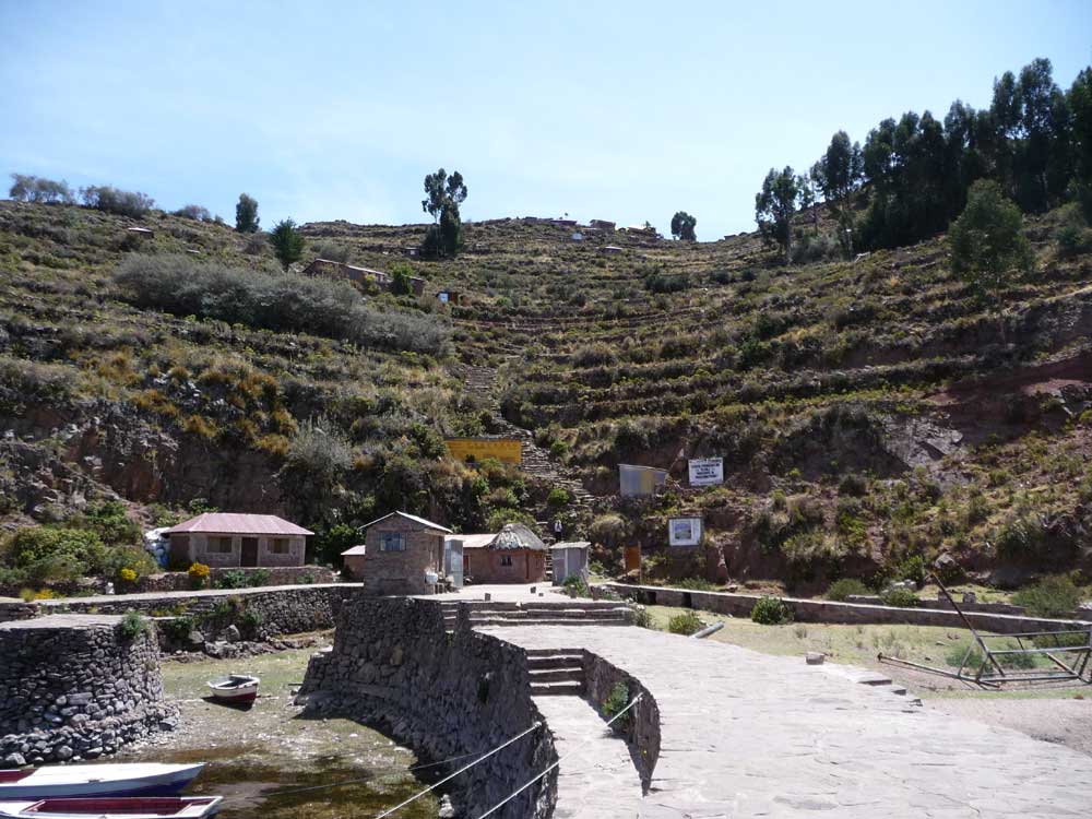 vägen ner till Titicacasjön